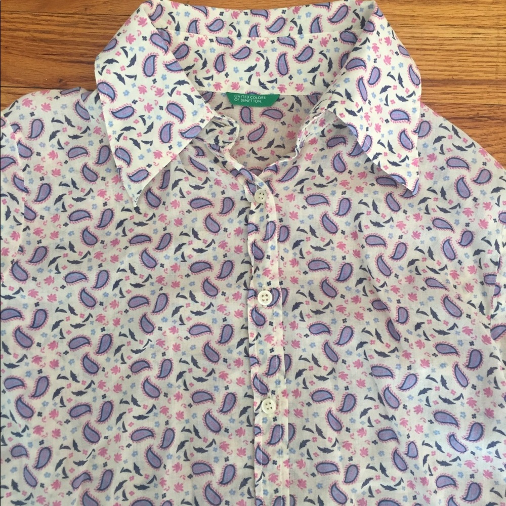 Paisley Button Up Shirt